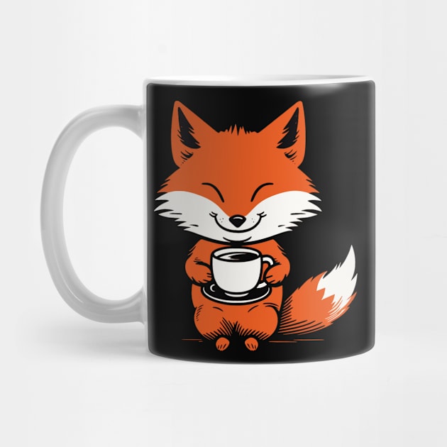 Brewed Obsession: Caffeine Addict Fox by Kibo2020